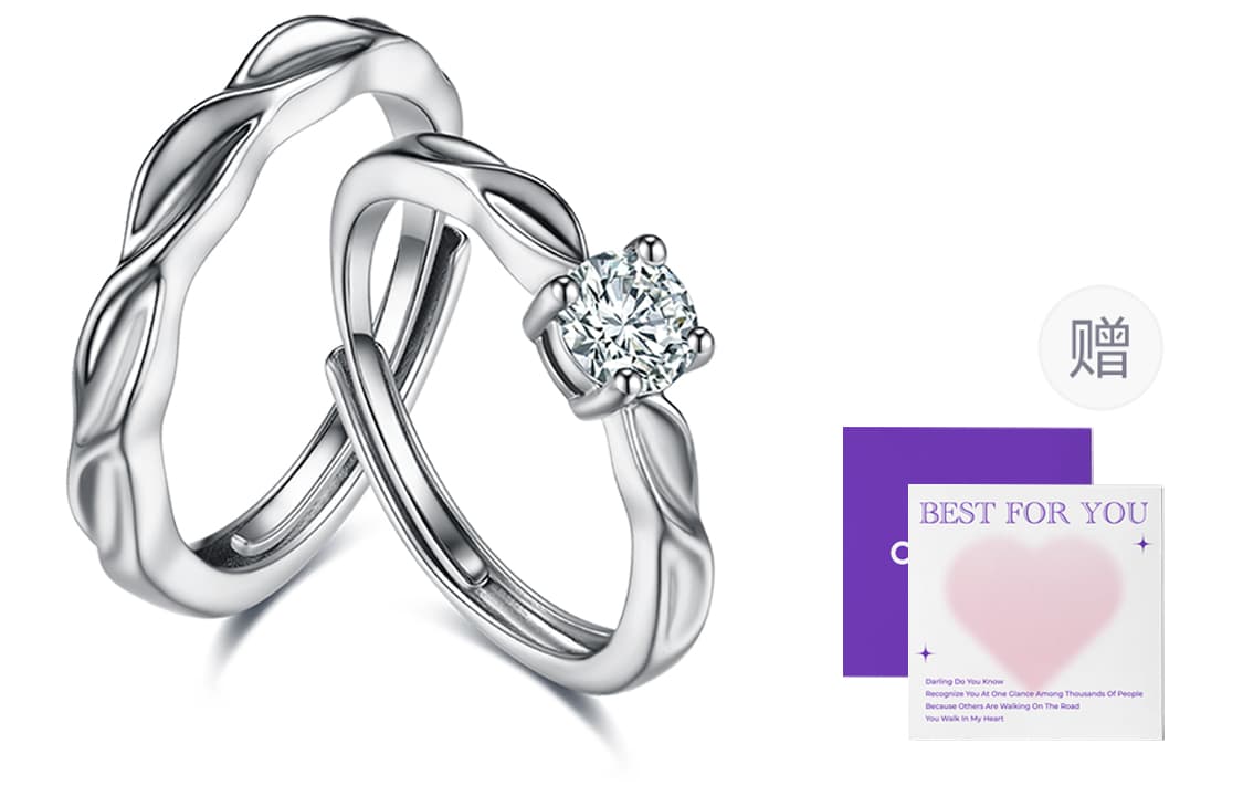 Кольца из серебра 999 пробы из сплава CIROCCO, унисекс, серебро