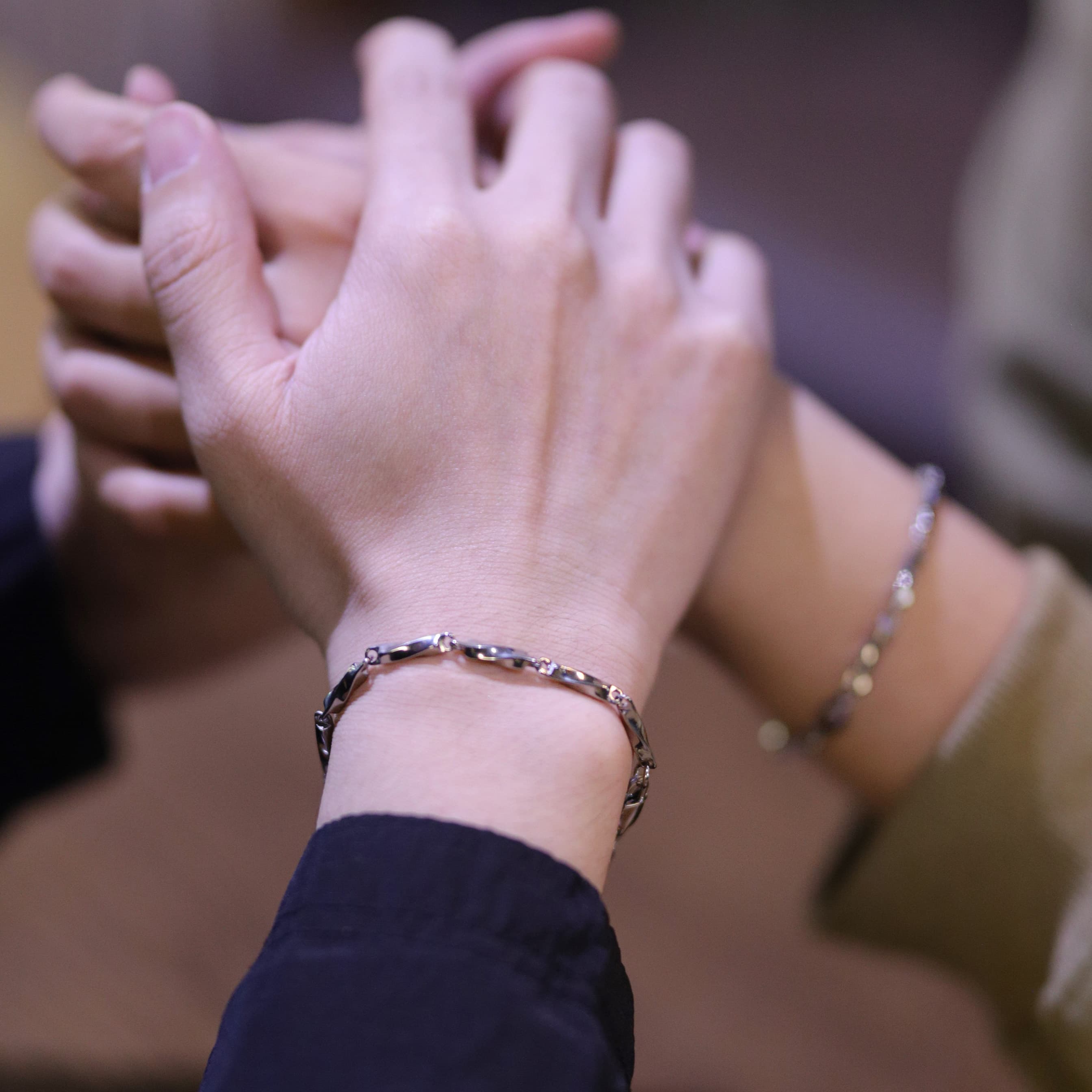 ENFANTIN Браслеты из титановой стали унисекс, серебро