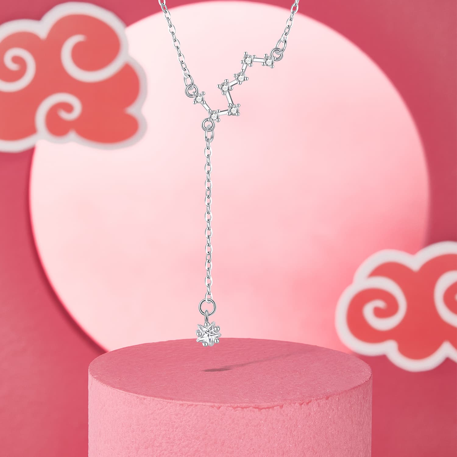 Zeroline S925 Ожерелья из серебра/сплава женские