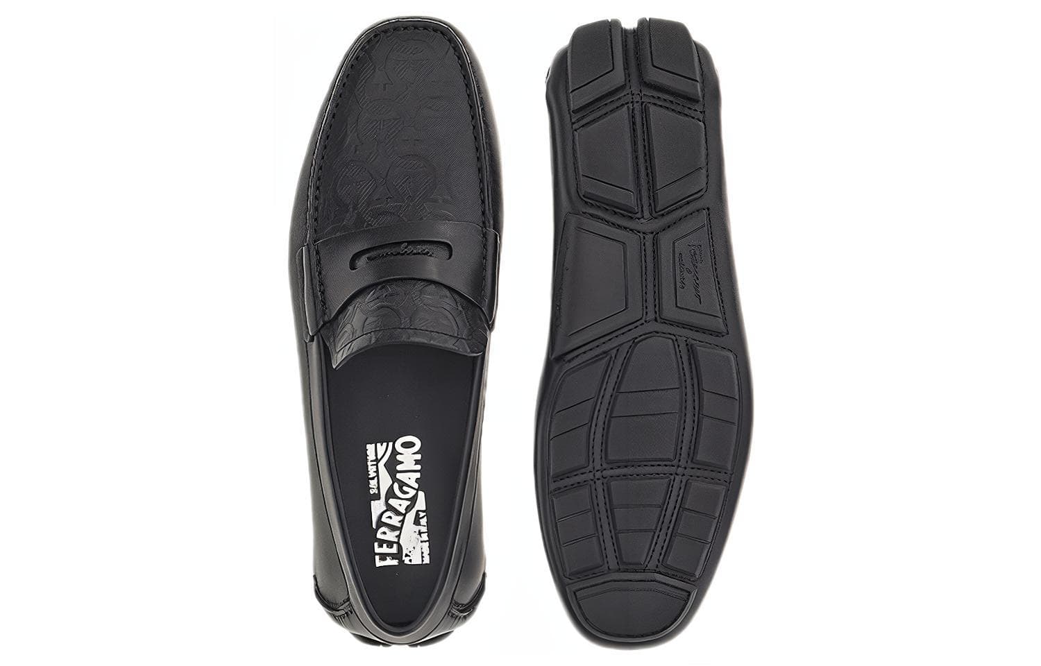 FERRAGAMO Повседневная обувь мужская черная