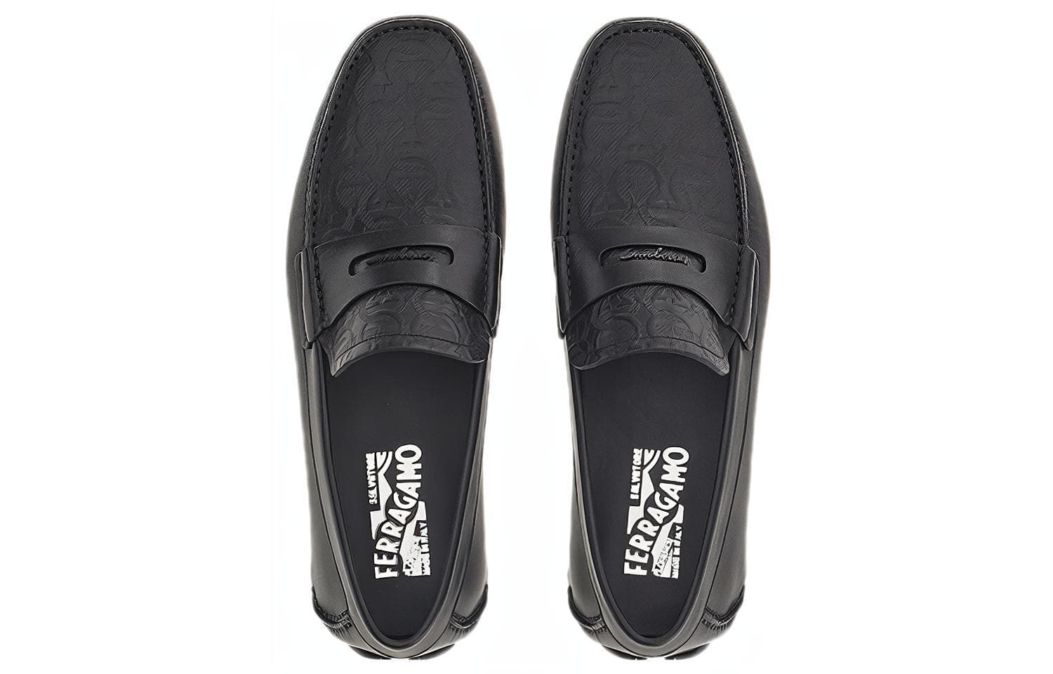 FERRAGAMO Повседневная обувь мужская черная