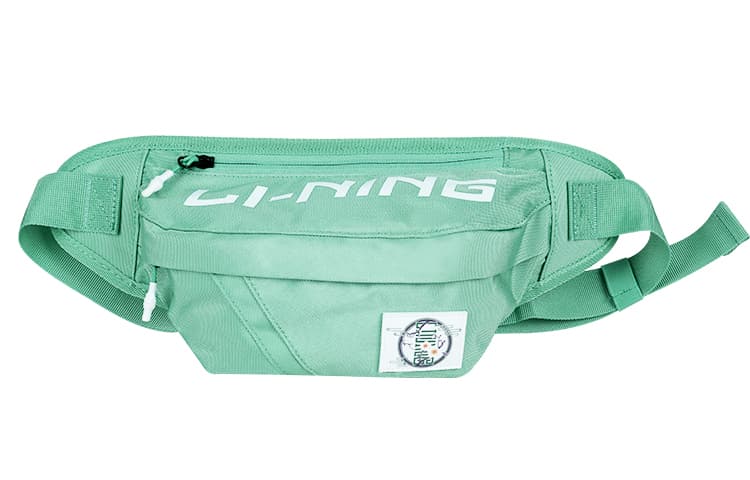 LiNing Polyester Shoulder Bag, Sling Bag, Crossbody Bag, Fanny Pack Regular Unisex Green