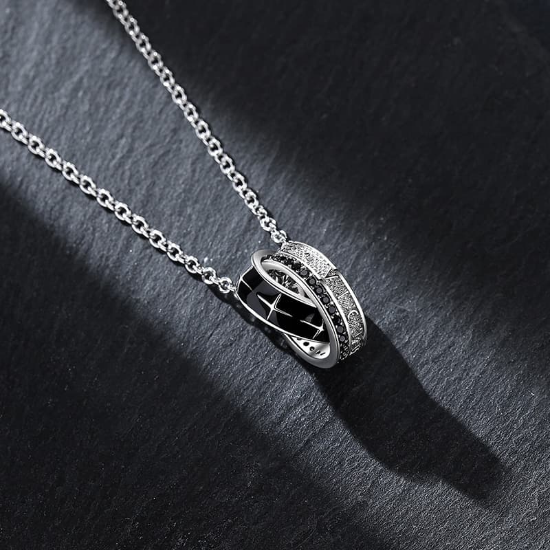 Ожерелья из стерлингового серебра 925 пробы YINCHIE, мужская коробка