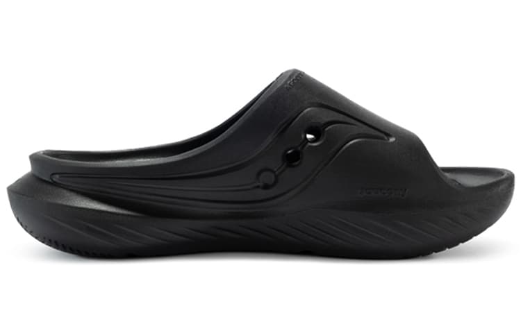 Тапочки-шлепанцы Saucony Cradle Skeleton унисекс, черные