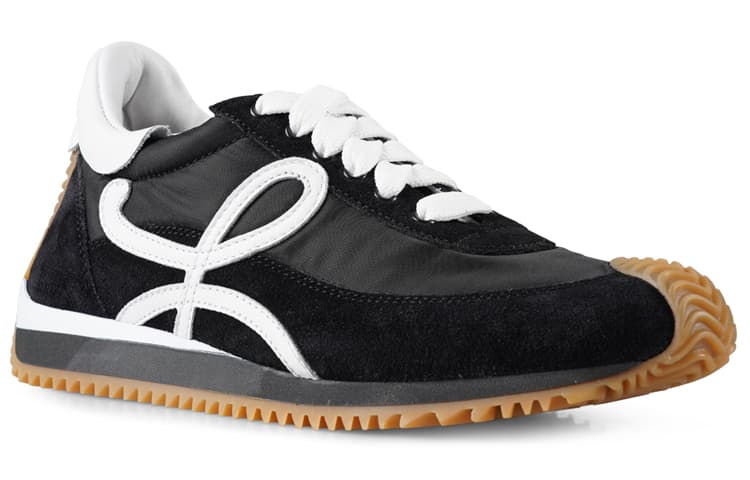 LOEWE Flow Runner Низкие спортивные повседневные туфли женские черные