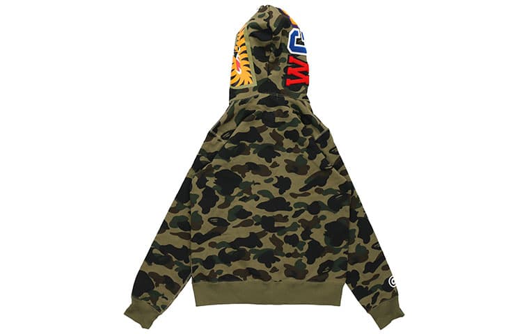 Толстовка на молнии Bape 1st Camo Shark