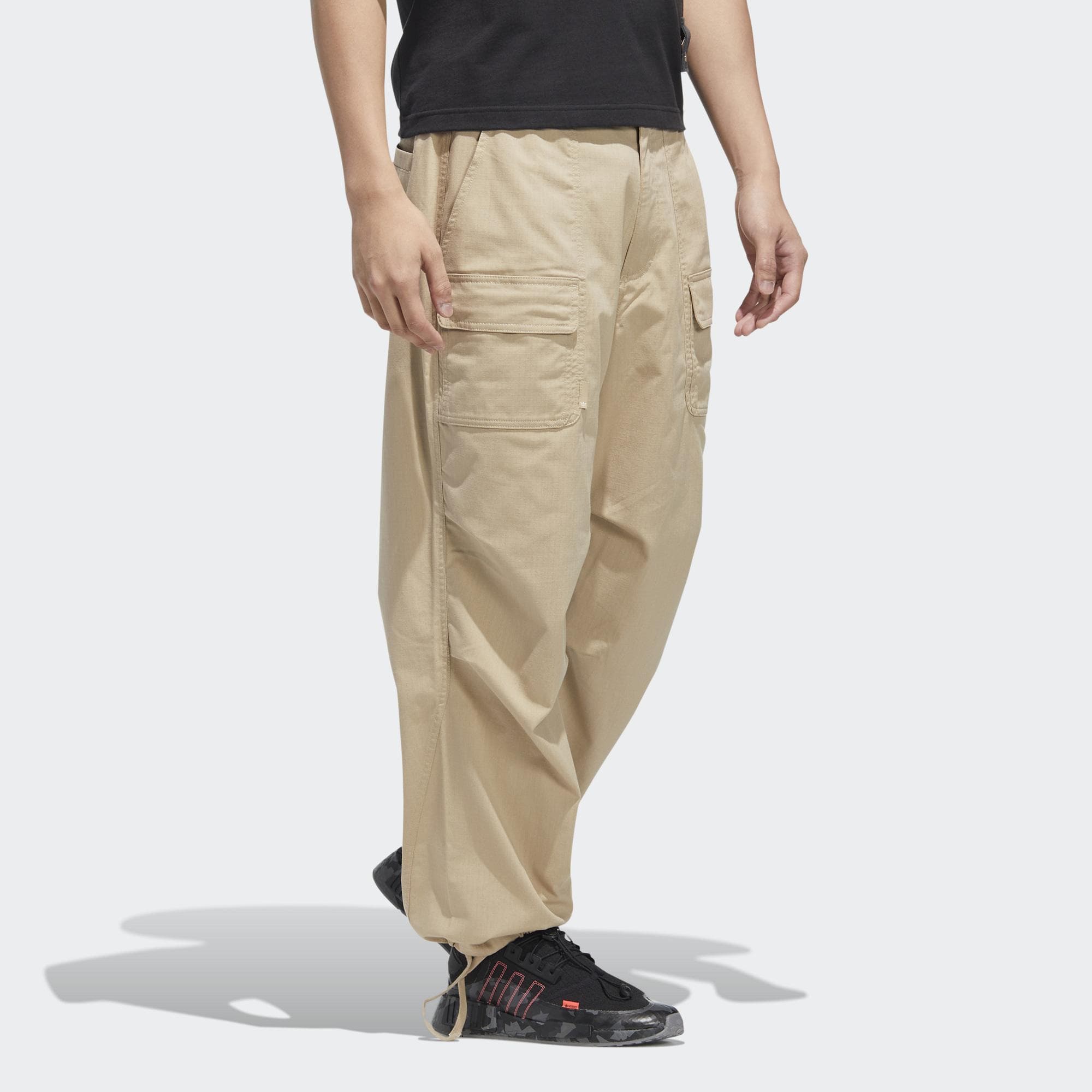 Мужские брюки-карго Adidas Originals цвета хаки