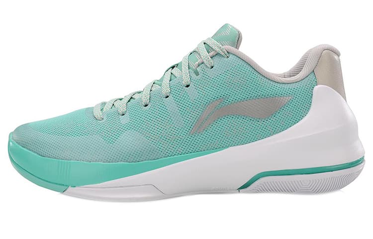 LiNing Speed 3 Anti-Slip Wear-Resistant Low-Top Basketball Shoes Light Jade Green