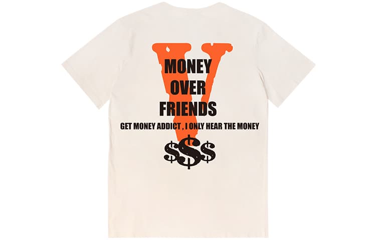 VLONE T Shirt Unisex Beige Orange