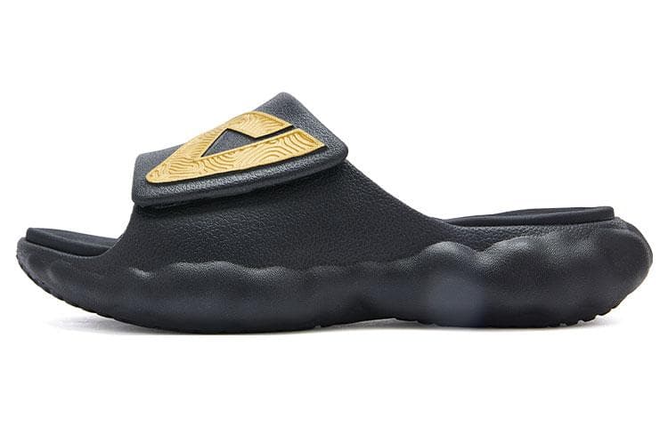 PEAK State Pole Cloud Quiet Slide Slippers Men's Black Gold