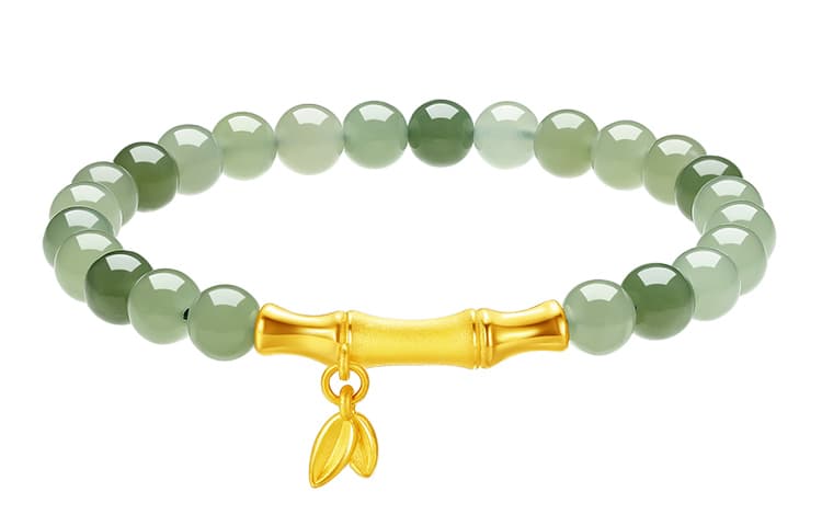 CHOW TAI SENG Золотой браслет женский