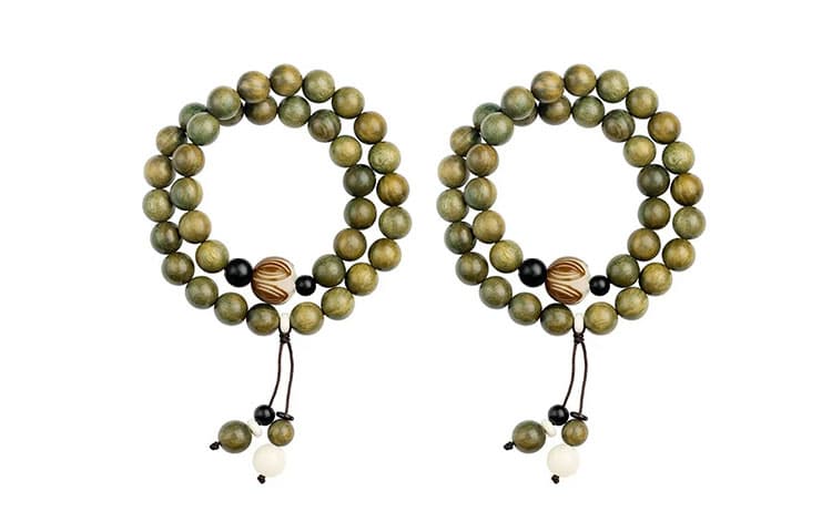 Браслеты TRUE ME из зеленого сандалового дерева унисекс