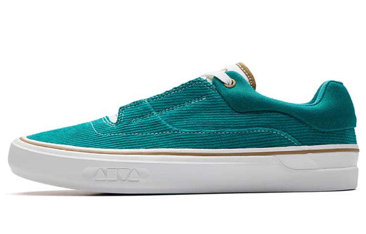 Anta Ao Li MD Anti-Slip And Wear-Resistant Lightweight Low-Top Skateboard Shoes Men's Emerald