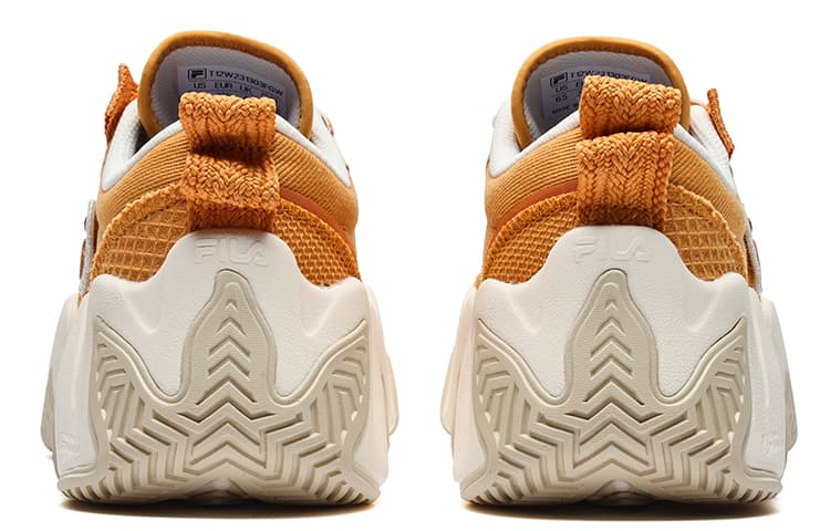 Женские парусиновые туфли FILA FUSION Starfish, 'оранжево-белые'