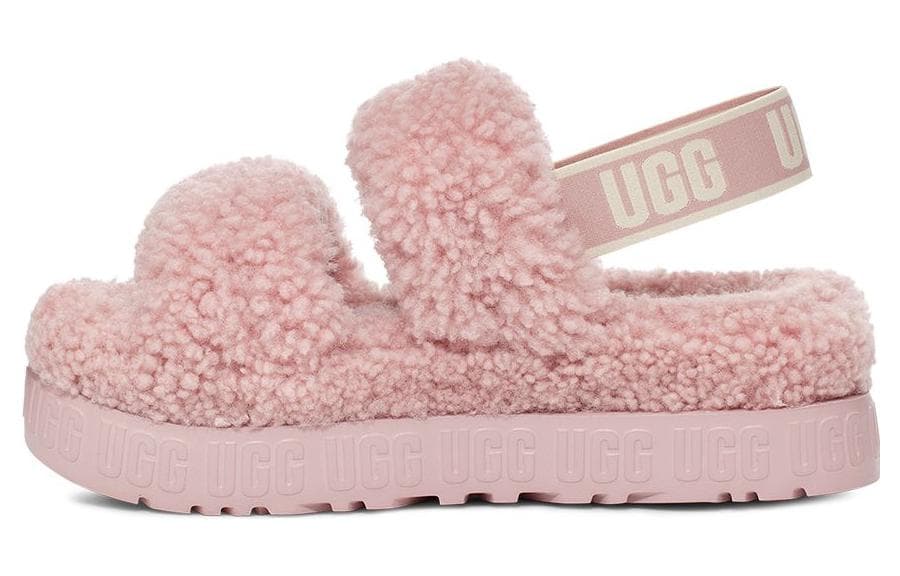 UGG Oh Fluffita Fuzzy Slippers Women's Rose Gray