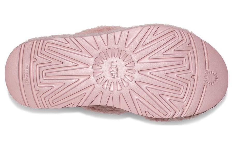 UGG Oh Fluffita Fuzzy Тапочки женские розово-серые