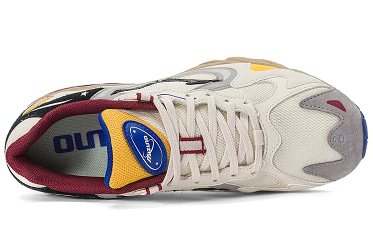 Mizuno Wave Rider Low, белый, желтый, черный