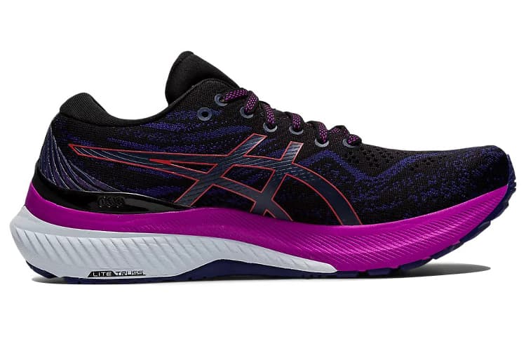 Женские кроссовки ASICS Gel Kayano 29 Black Violet Red Alert
