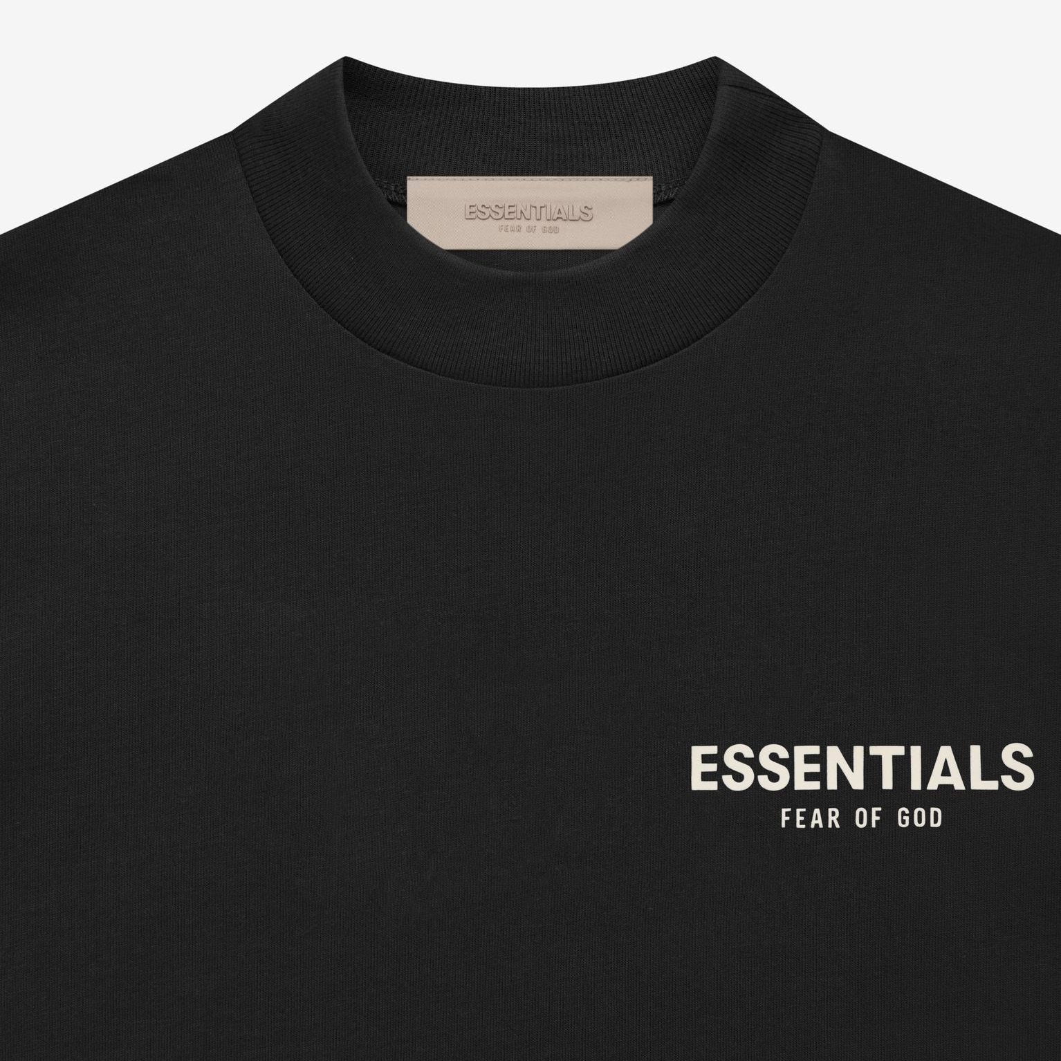 Футболка Fear Of God Essentials SS22 Черная детская