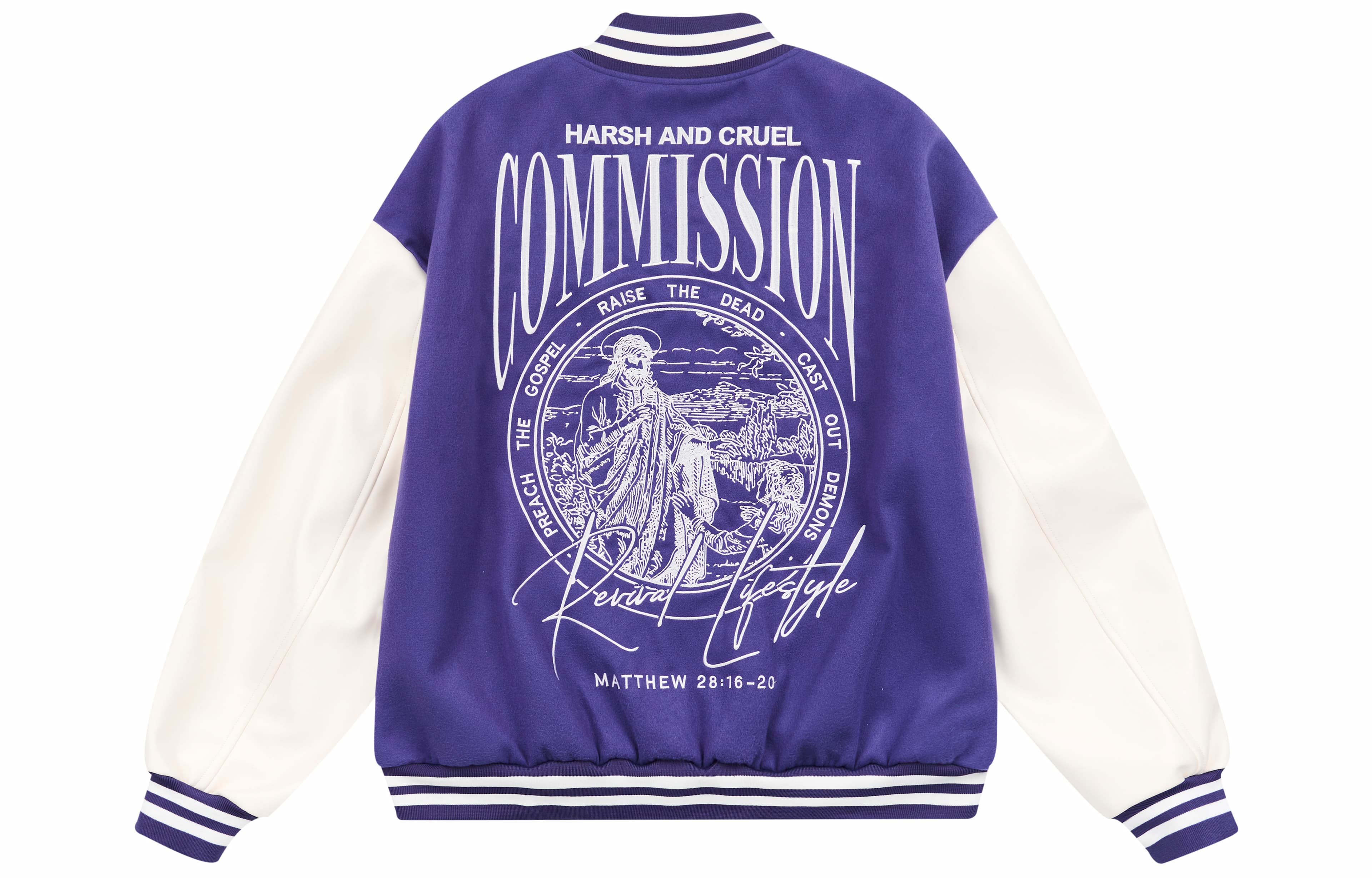 Бейсбольная куртка унисекс HARSH AND CRUEL FW22