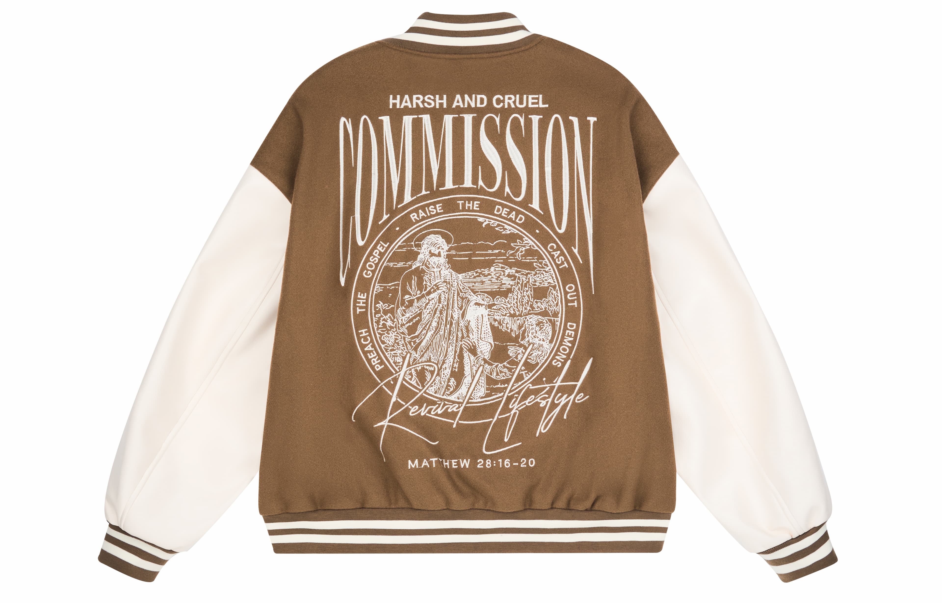 Бейсбольная куртка унисекс HARSH AND CRUEL FW22