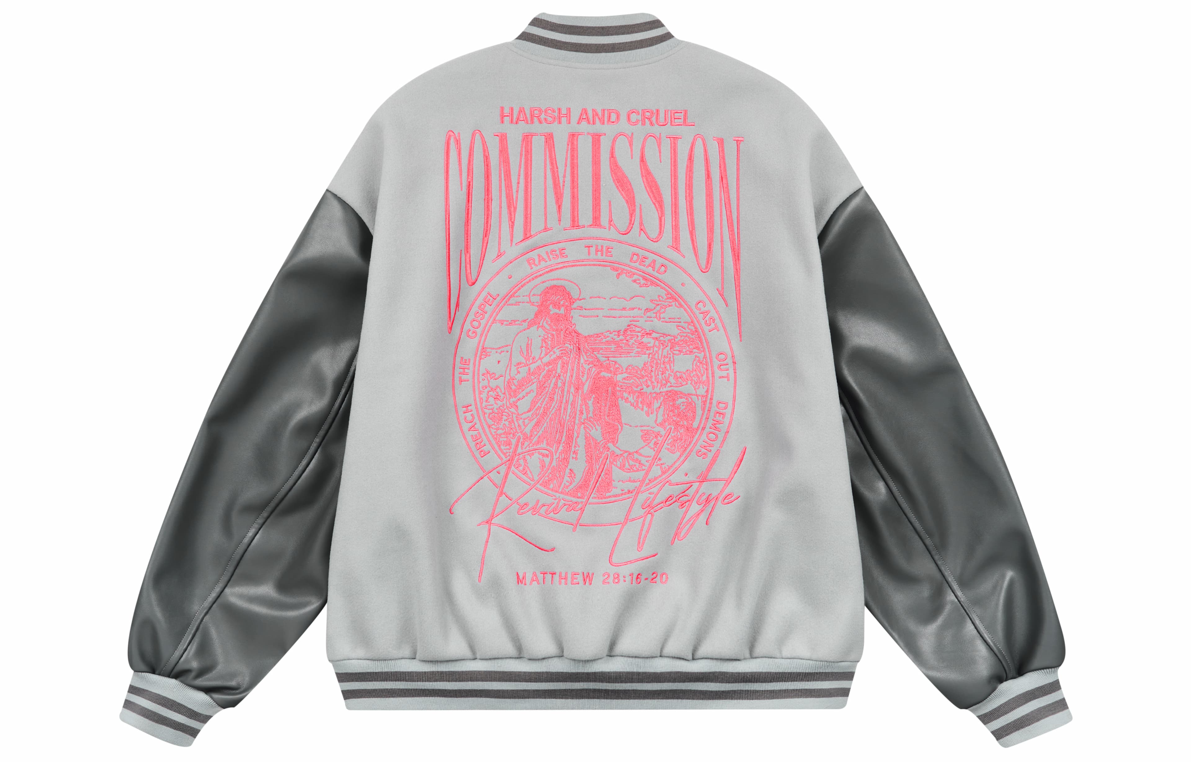 Бейсбольная куртка унисекс HARSH AND CRUEL FW22