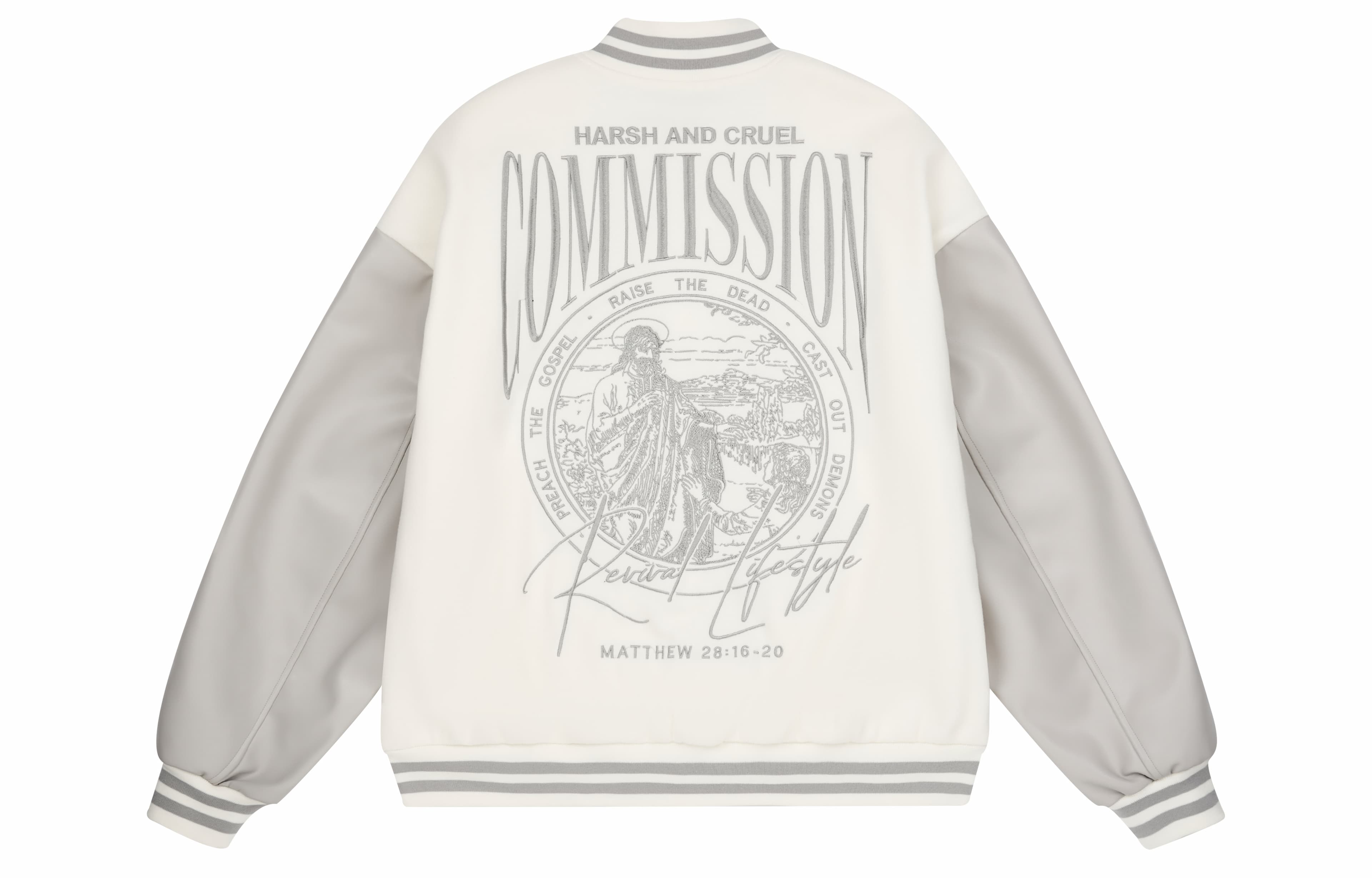 Бейсбольная куртка унисекс HARSH AND CRUEL FW22