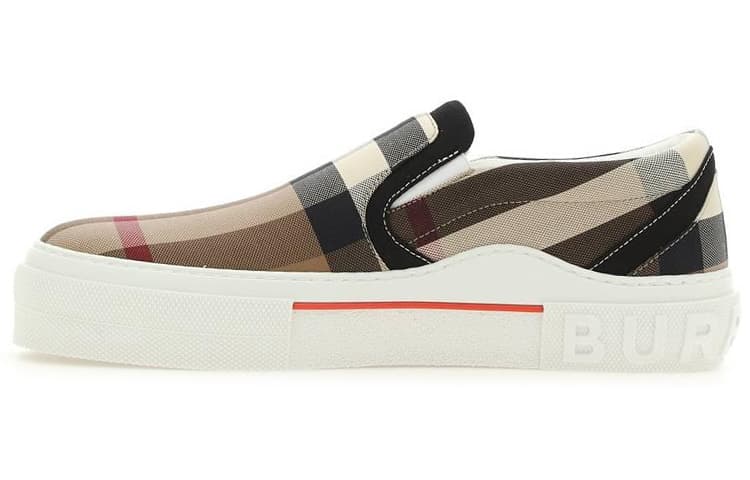Burberry Exaggerared Check Slip On Birch Brown