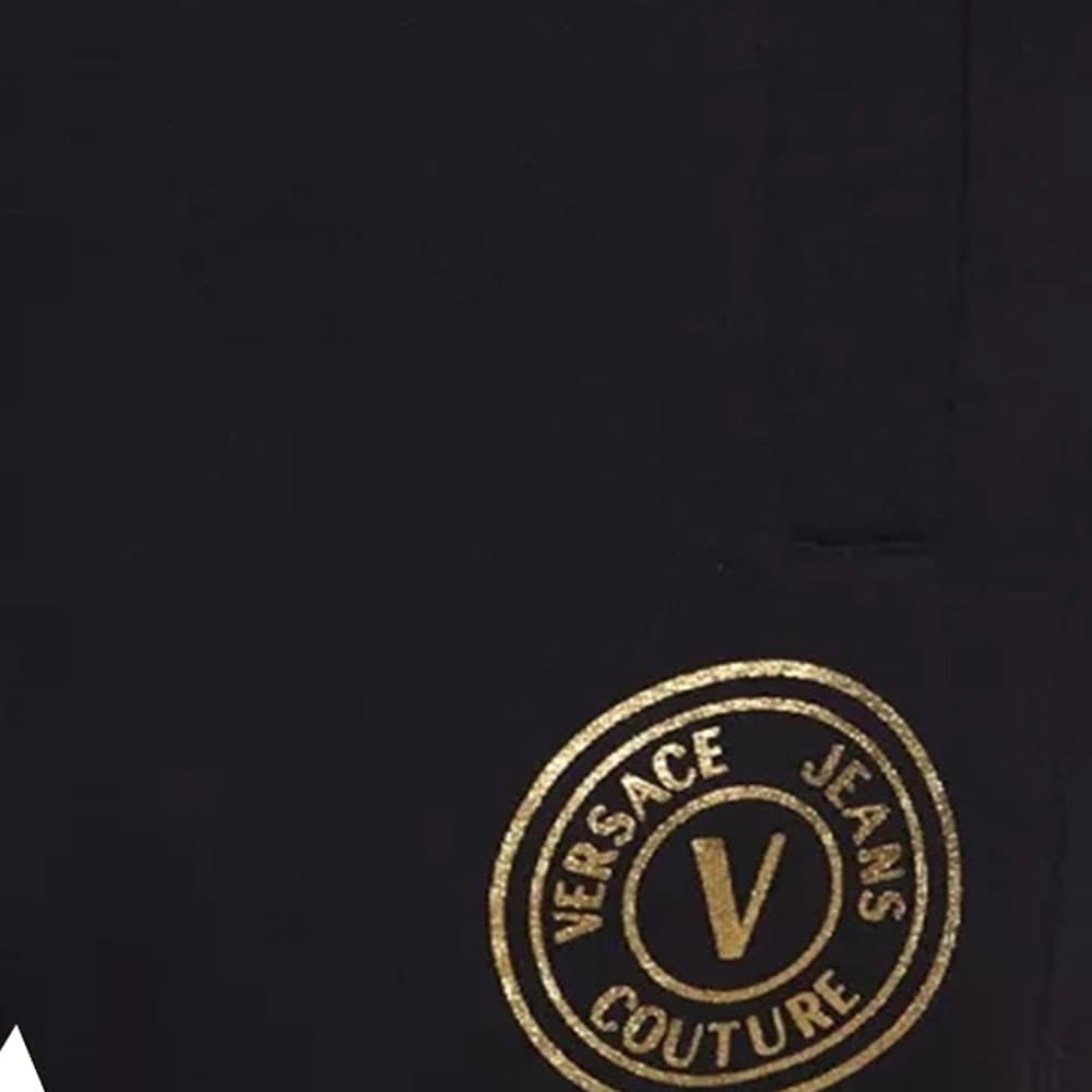 VERSACE JEANS COUTURE Хлопковые спортивные брюки с вышитым логотипом