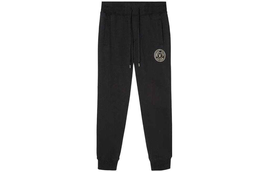 VERSACE JEANS COUTURE Logo embroidered Cotton Track Pants