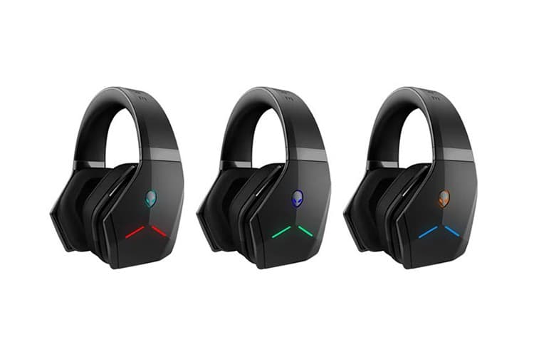 ALIENWARE AW988 Двухрежимные беспроводные и проводные игровые наушники с объемным звуком 7.1