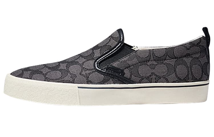 COACH Stylish Skateboarding Shoes Men's Black Gray
