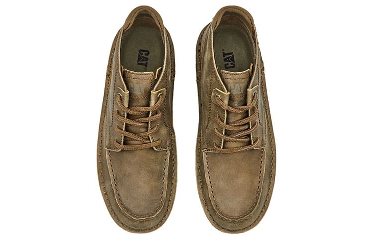 CAT Casual Shoes Мужские низкие кеды Темный хаки