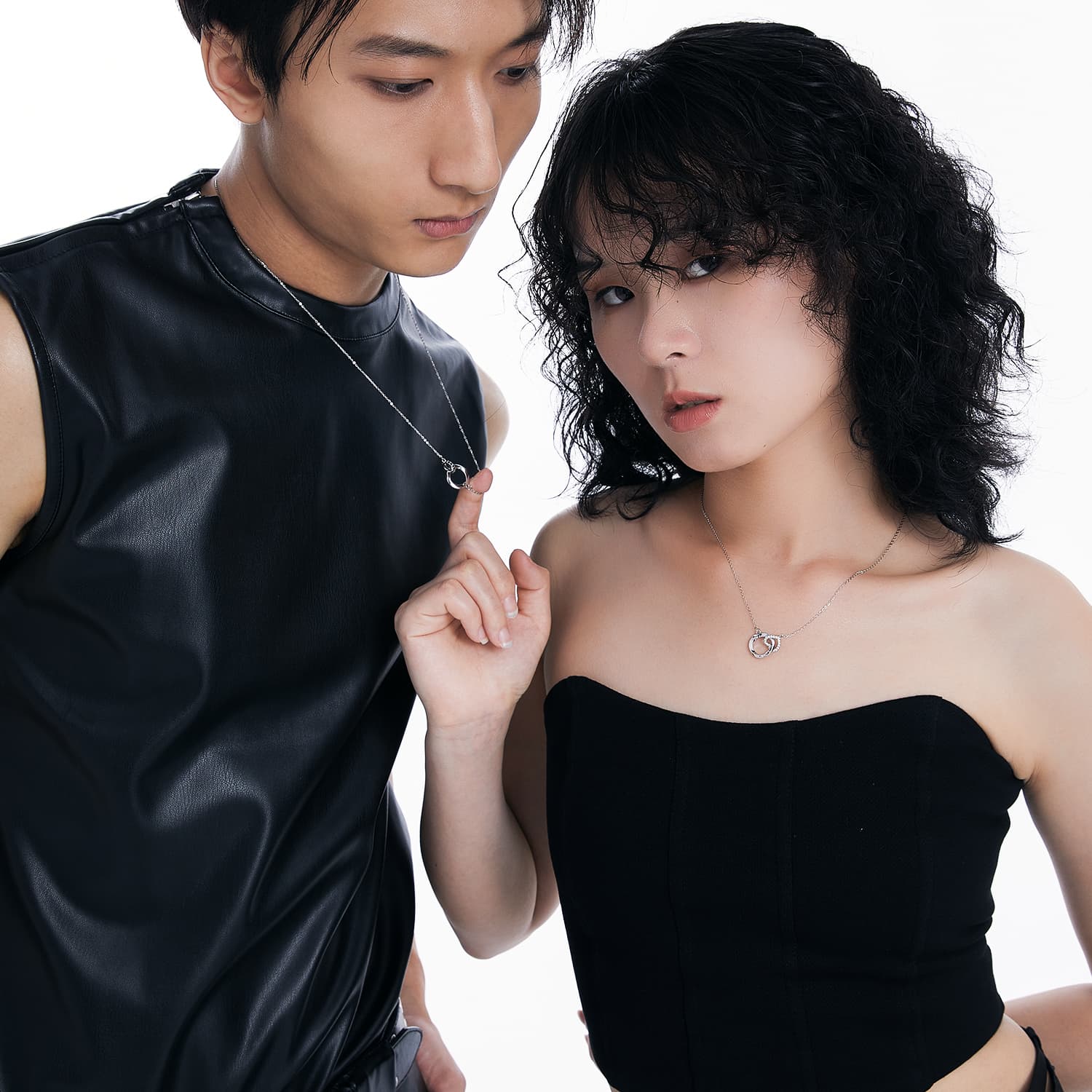 Zeroline S925 Серебро/Сплав Ожерелья Унисекс