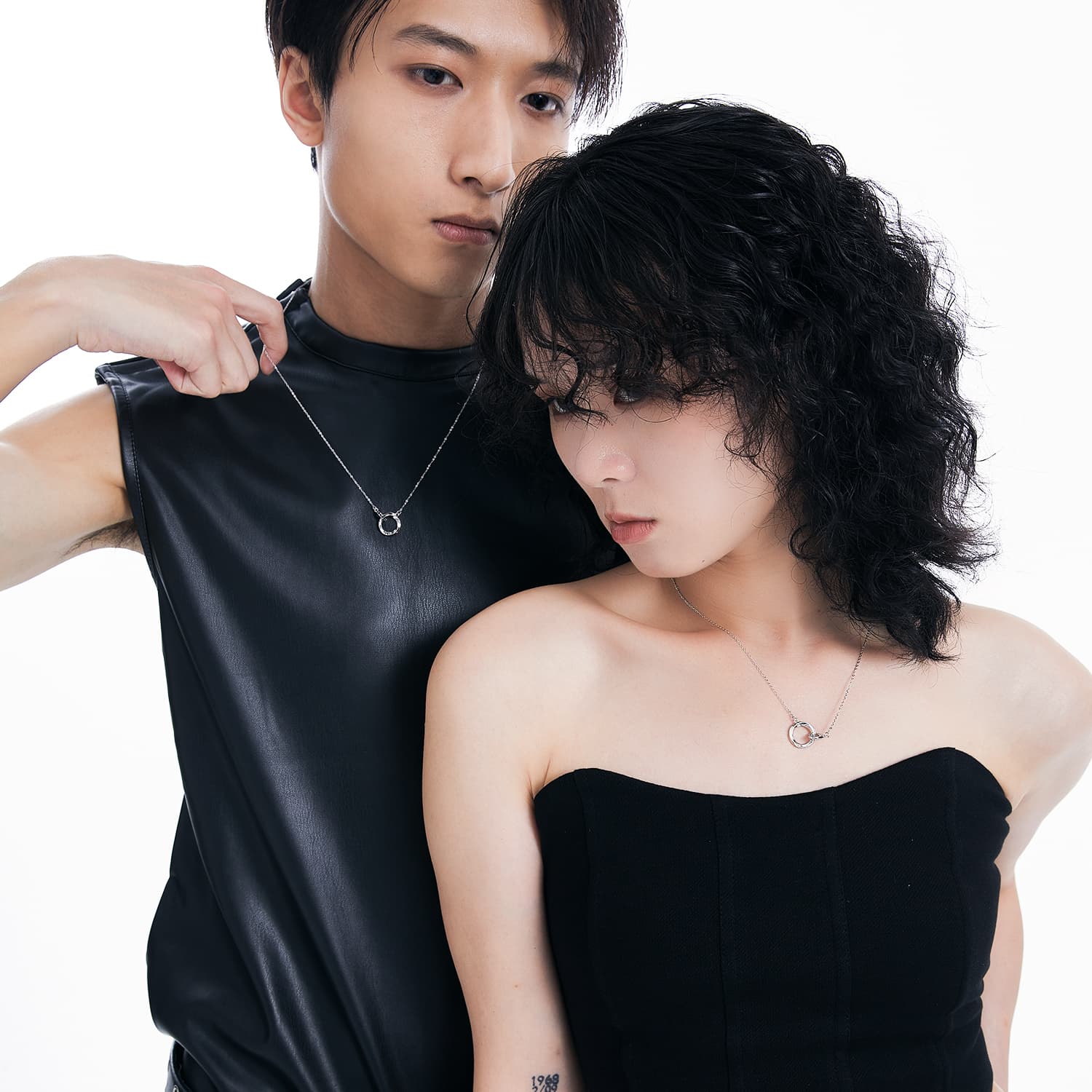 Zeroline S925 Серебро/Сплав Ожерелья Унисекс