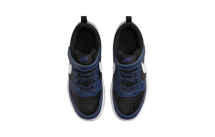 Кроссовки Nike Court Borough Low 2 Midnight Navy Black White PS