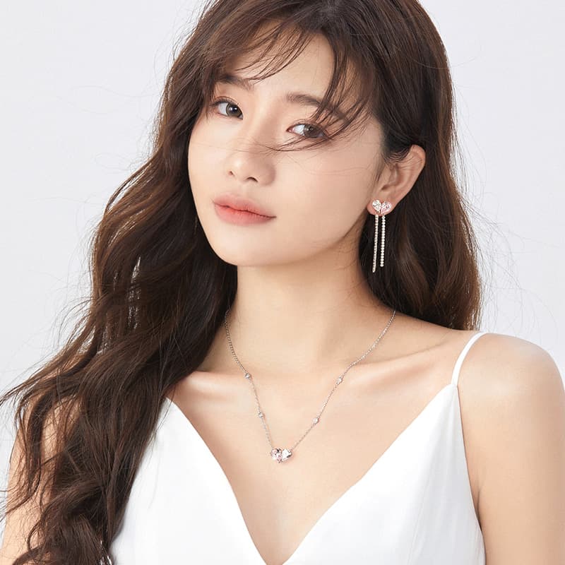 FANCI S925 Серебряные ожерелья женские серебряные