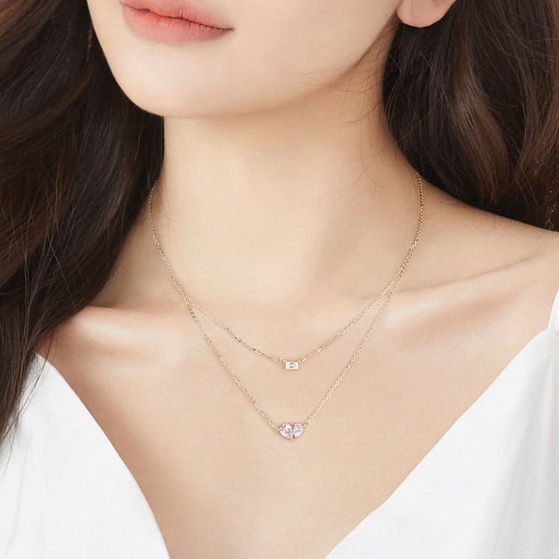 FANCI S925 Серебряные ожерелья женские серебряные