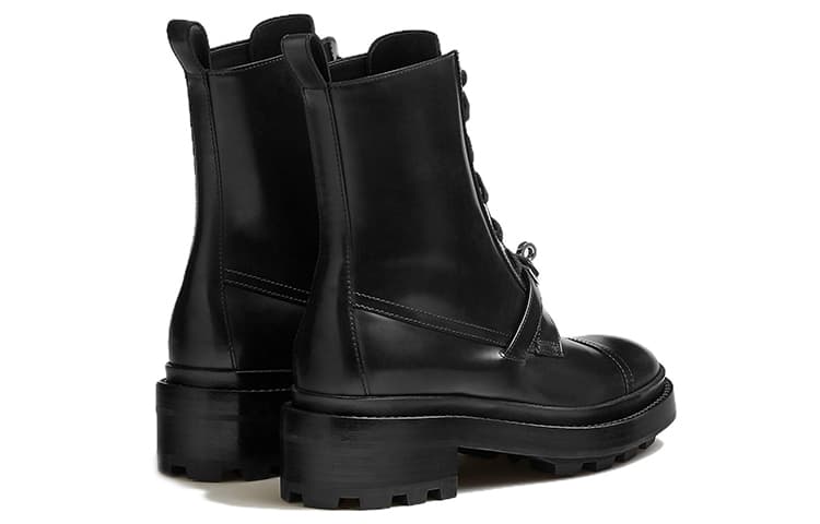 HERMES Модные ботильоны 5см женские черные