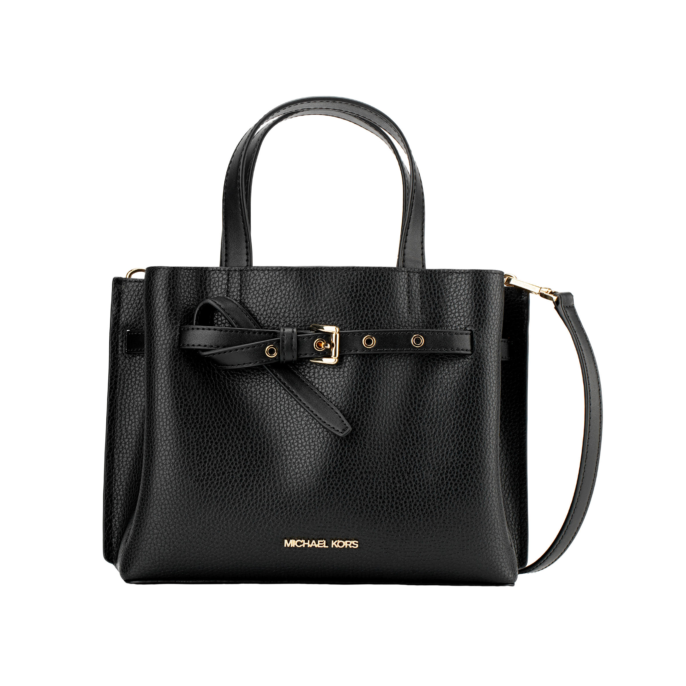 MICHAEL KORS Split Cow Leather Tote Bag, Shopping Bag, Crossbody Bag, Handbag Small Women's Black