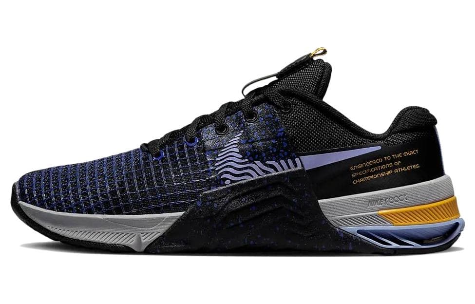 Nike Metcon 8 Black Yellow Yellow Ochre Women's