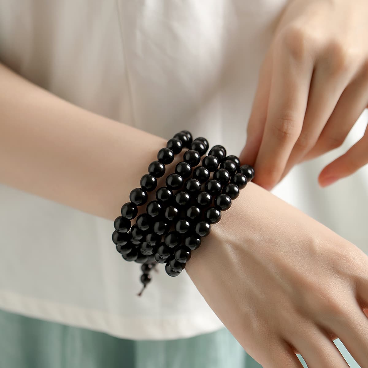 Браслеты Love Link из черного дерева унисекс