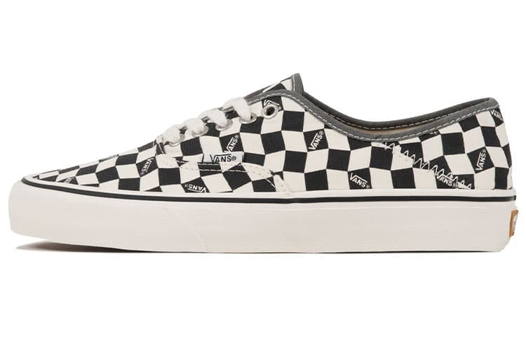 Vans Authentic Vr3 Sf Low Top Casual Skateboarding Shoes Unisex Black White Grid 'Black White'