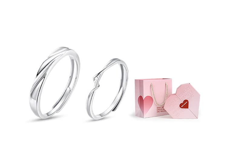 MISS TooYA S999 Изящные серебряные кольца унисекс