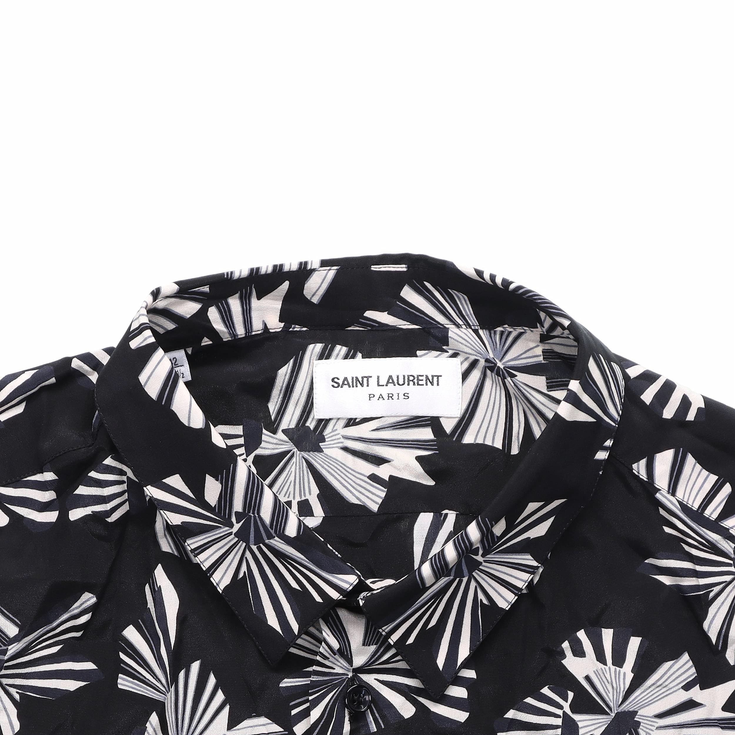 SAINT LAURENT SS22 Рубашка мужская черная