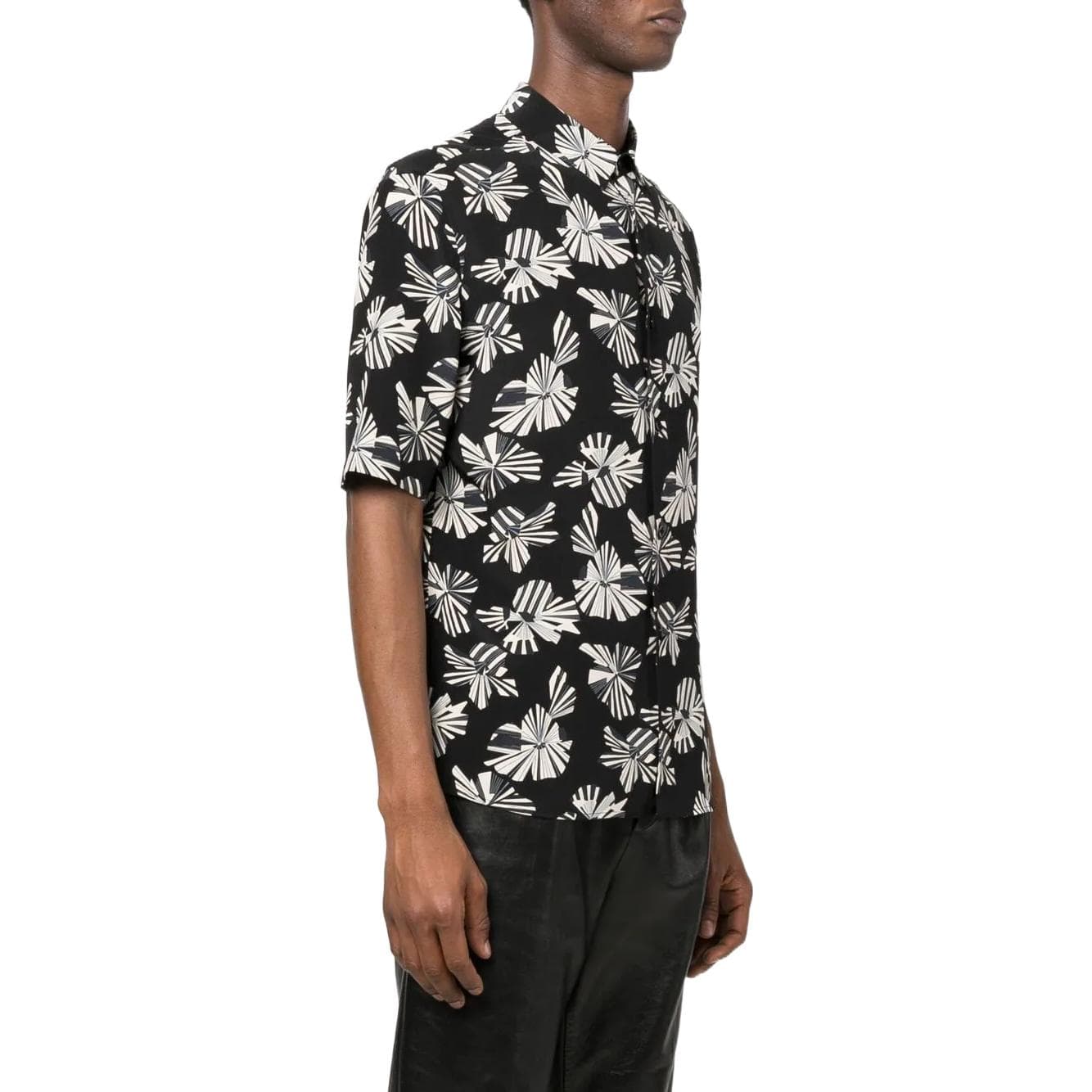 SAINT LAURENT SS22 Рубашка мужская черная