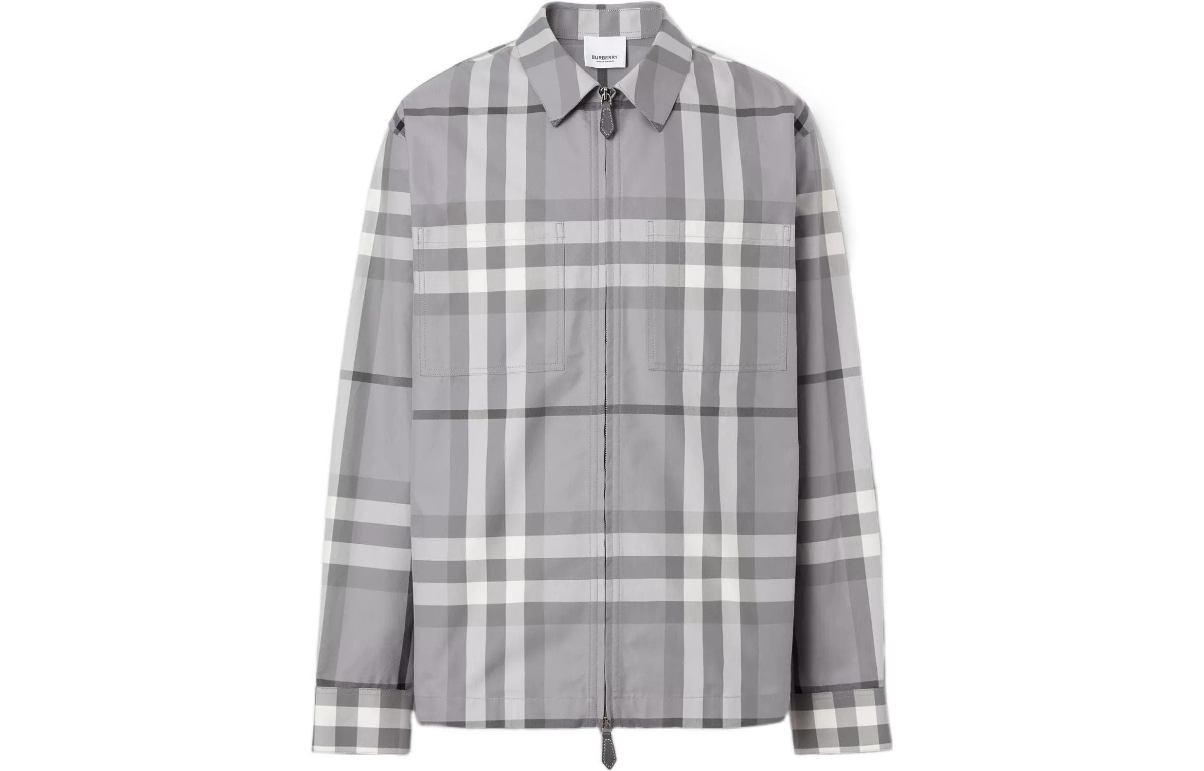 Burberry Zip Front Shirt