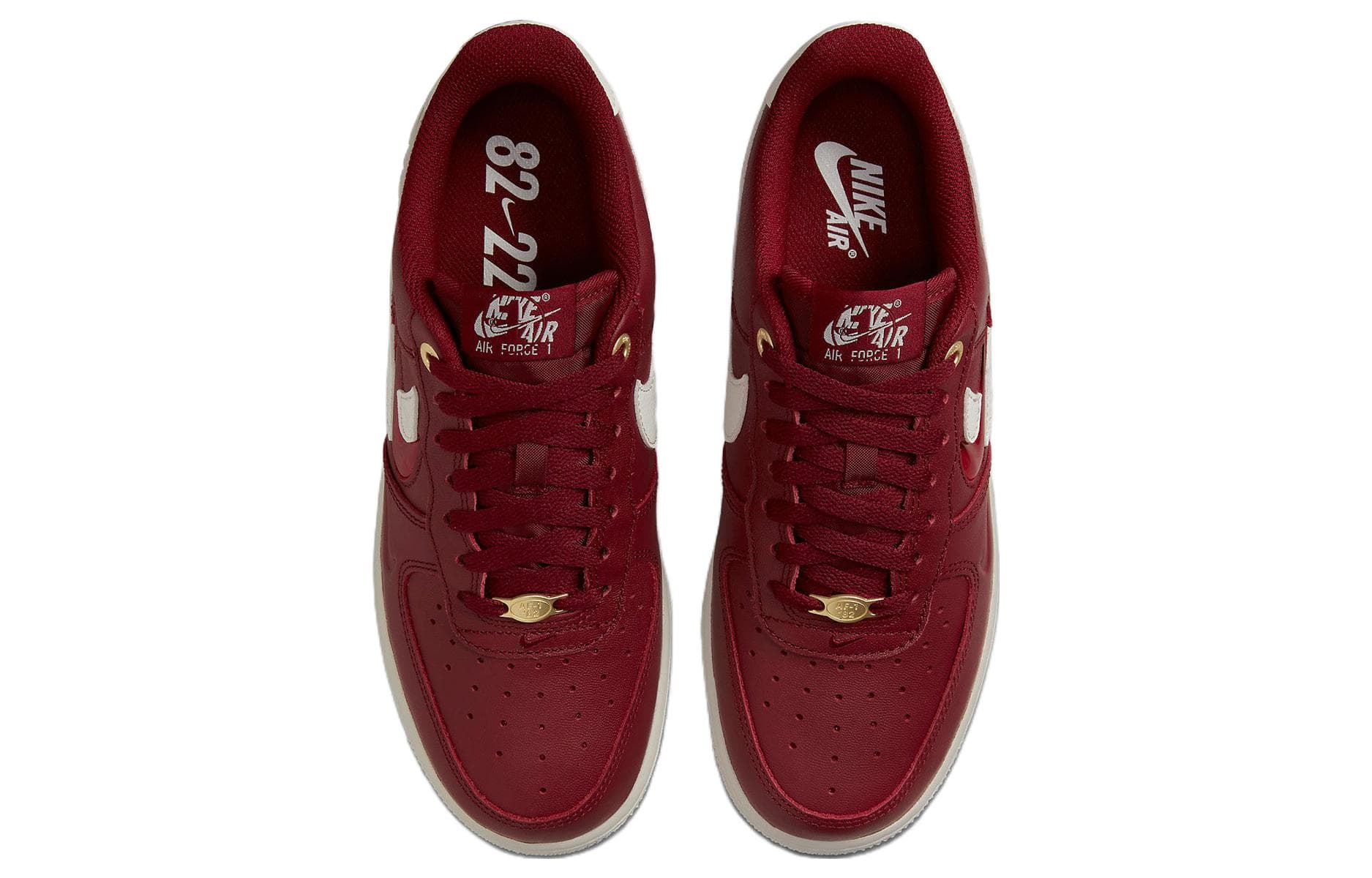 Женские кроссовки Nike Air Force 1 Low '07 Premium History of Logos Team Red