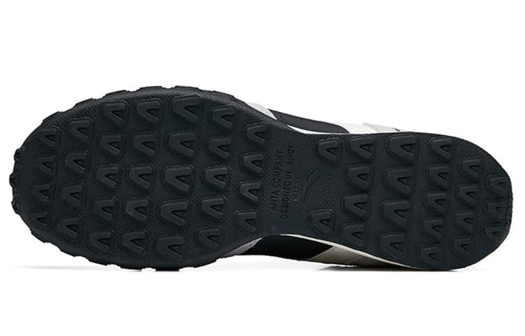 Anta противоскользящая износостойкая дышащая легкая повседневная обувь с низким берцем, мужская черная, серая, белая