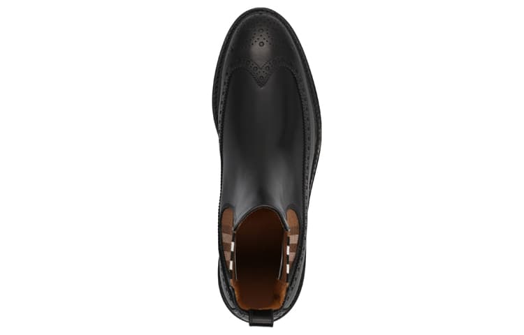 Ботинки челси в винтажную клетку Burberry